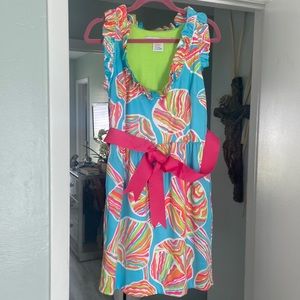 multi colored sleeveless dresses fro Gretchen Scott.